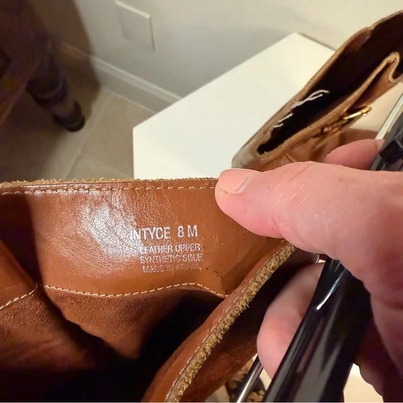 Steve Madden Leather Riding Boots Sz 8 - Picture 6 of 6